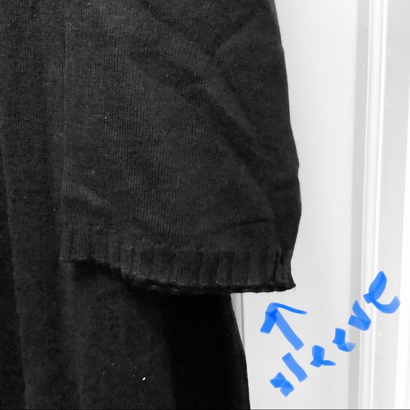 ⭐️NWT J.Jill 3X Black (Lightweight/Medium Weight) Sweater Dress Wide Ribbed Hem - Picture 6 of 9